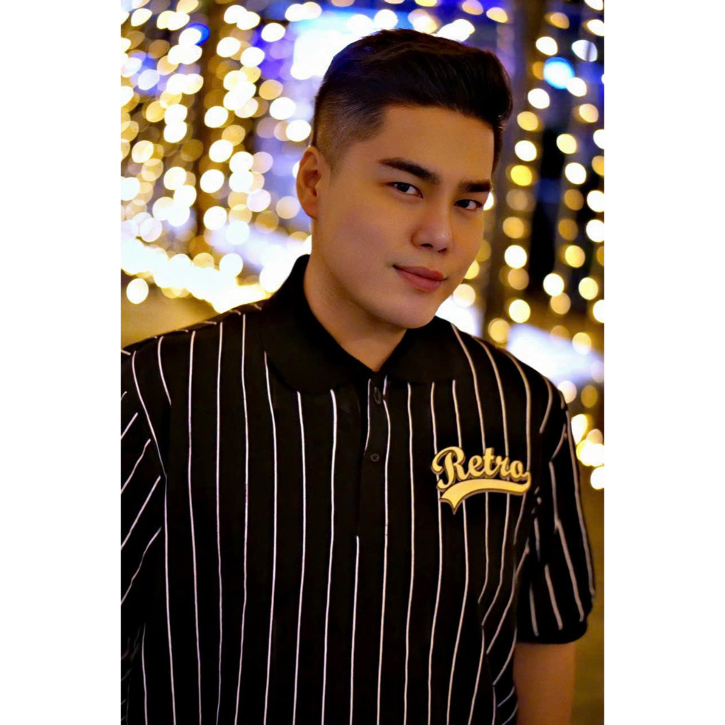 Áo thun polo bigsize nam phối sọc dọc retro < 140kg