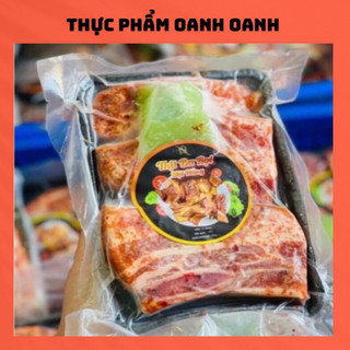 Ba rọi 1 nắng ướp sa tế thơm ngon chất lượng 500gram