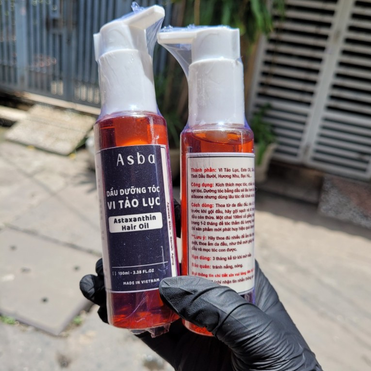 100ml Hair Oil Dầu Dưỡng Tóc Vi Tảo Lục ASBA