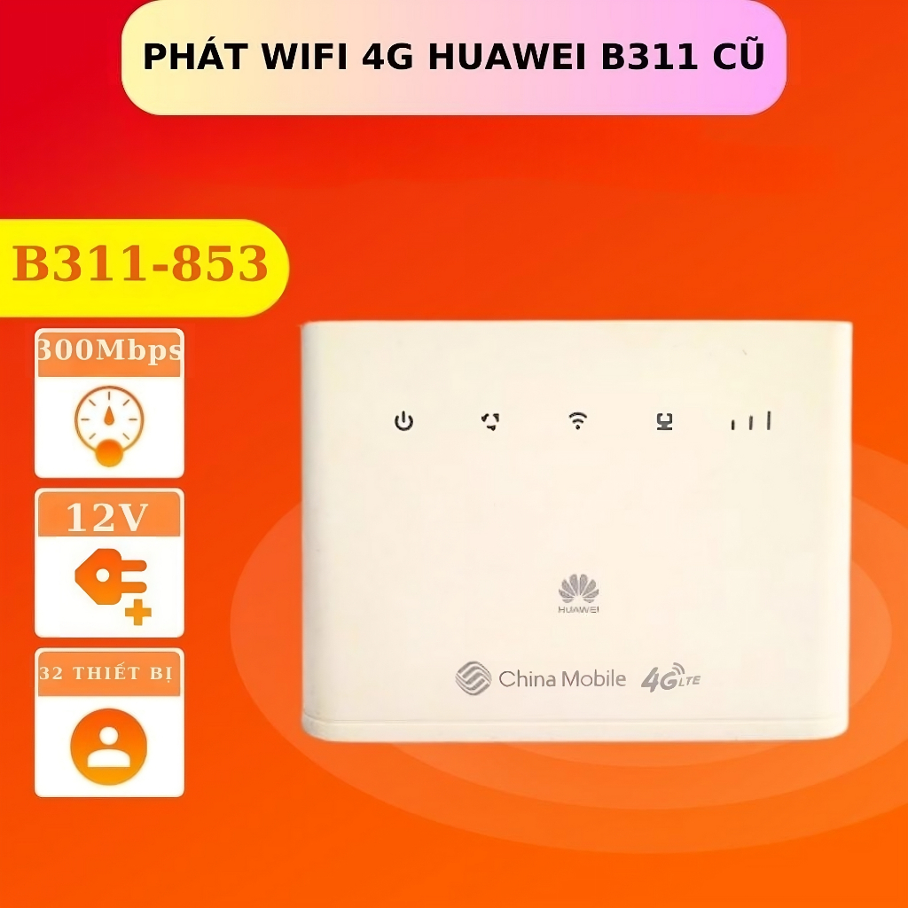Bộ phát Wifi 4G Huawei B311 B310 , tenda ,Router WiFi dùng Sim 4G LTE