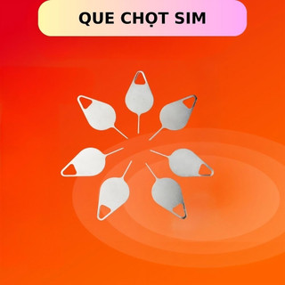 Que chọt sim điện thoại thép không rỉ , Cây lấy sim cao cấp