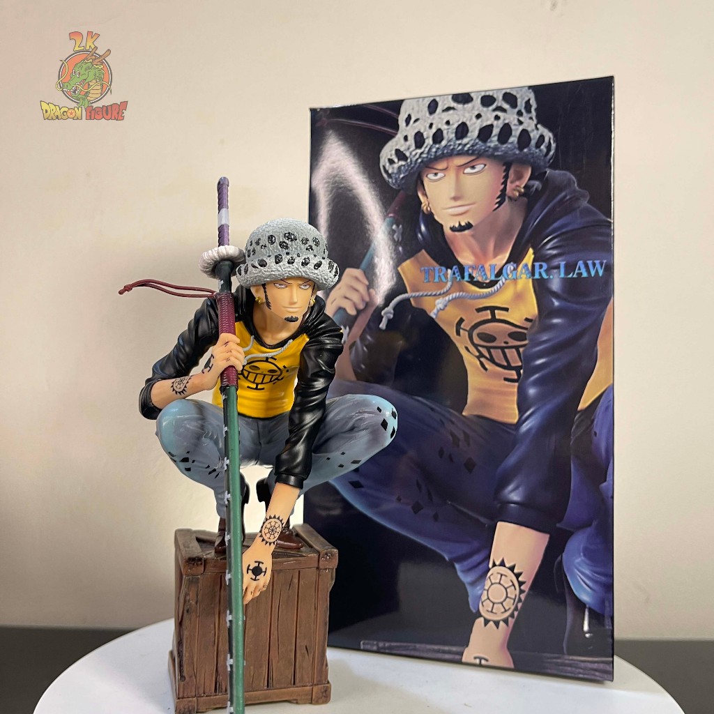 Mô hình Trafalgar D. Water Law trước timeskip, dáng ngồi cực ngầu - One Piece Figure - Mô hình 2K