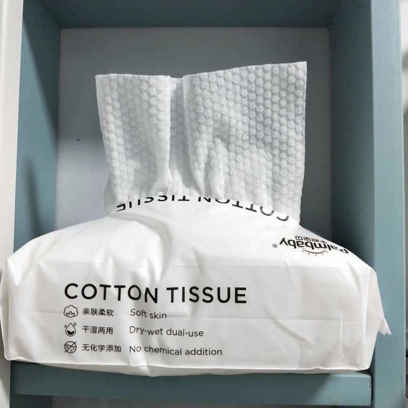 Khăn Cotton 100% Plambaby  - túi 100 khăn