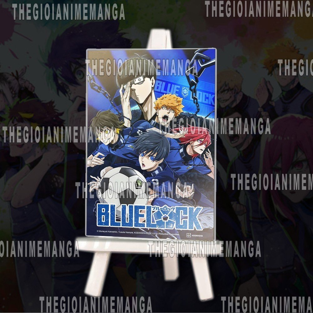 Tranh kính BLUE LOCK ver NHÂN VẬT in hình manga anime chibi acrylic mica trong trưng bày trang trí