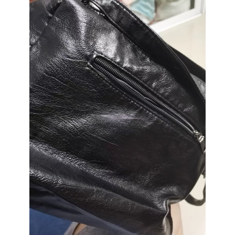 Túi Xách Đeo Chéo Da Mềm Dang Cho Nữ Nhiều Ngăn Khoá Kéo