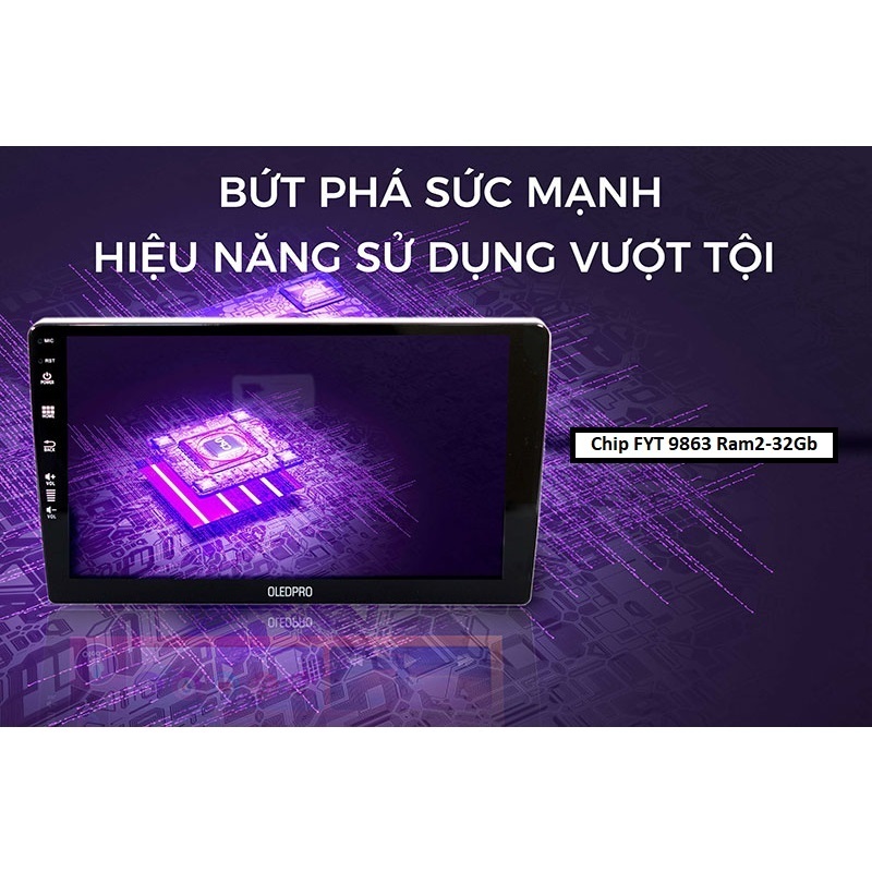 Màn hình Android OLED PRO A5 new Tặng Vietmaps2⚡️lắp sim 4G Ram2gb/32gb Chip 8x màn hình Qled