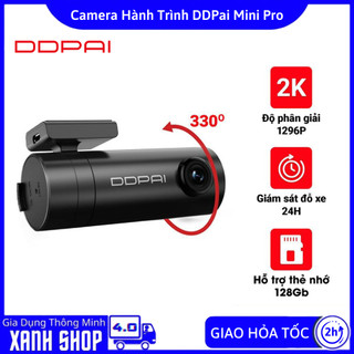 Camera Hành Trình Ô Tô DDPai Mini Pro Độ Phân Giải 2K Full HD, Kết Nối Wifi Giám Sát Xe 24/7, Bảo Hành 12 Tháng