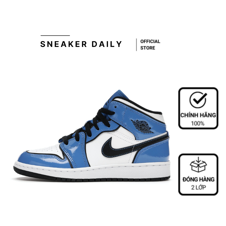 Giày Air Jordan 1 Mid SE ‘Signal Blue’ DD6834-402 tại Sneaker Daily