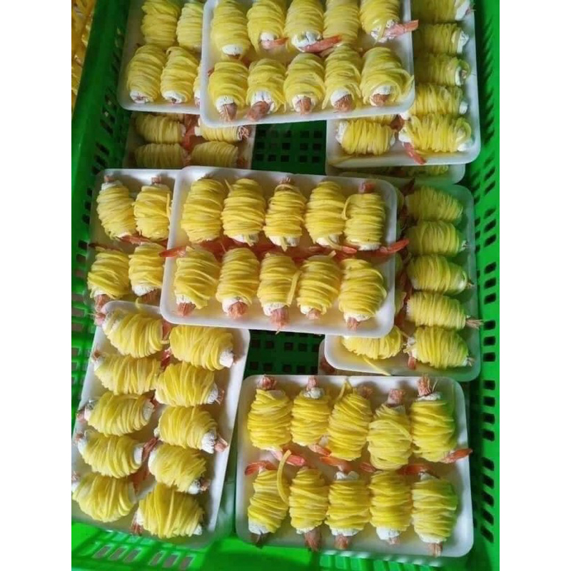 Tôm cuộn khoai Tây