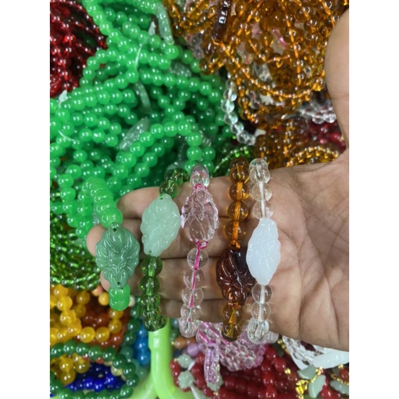 VÒNG TAY HỒ LY CHÍN ĐUÔI  hạt 8 li