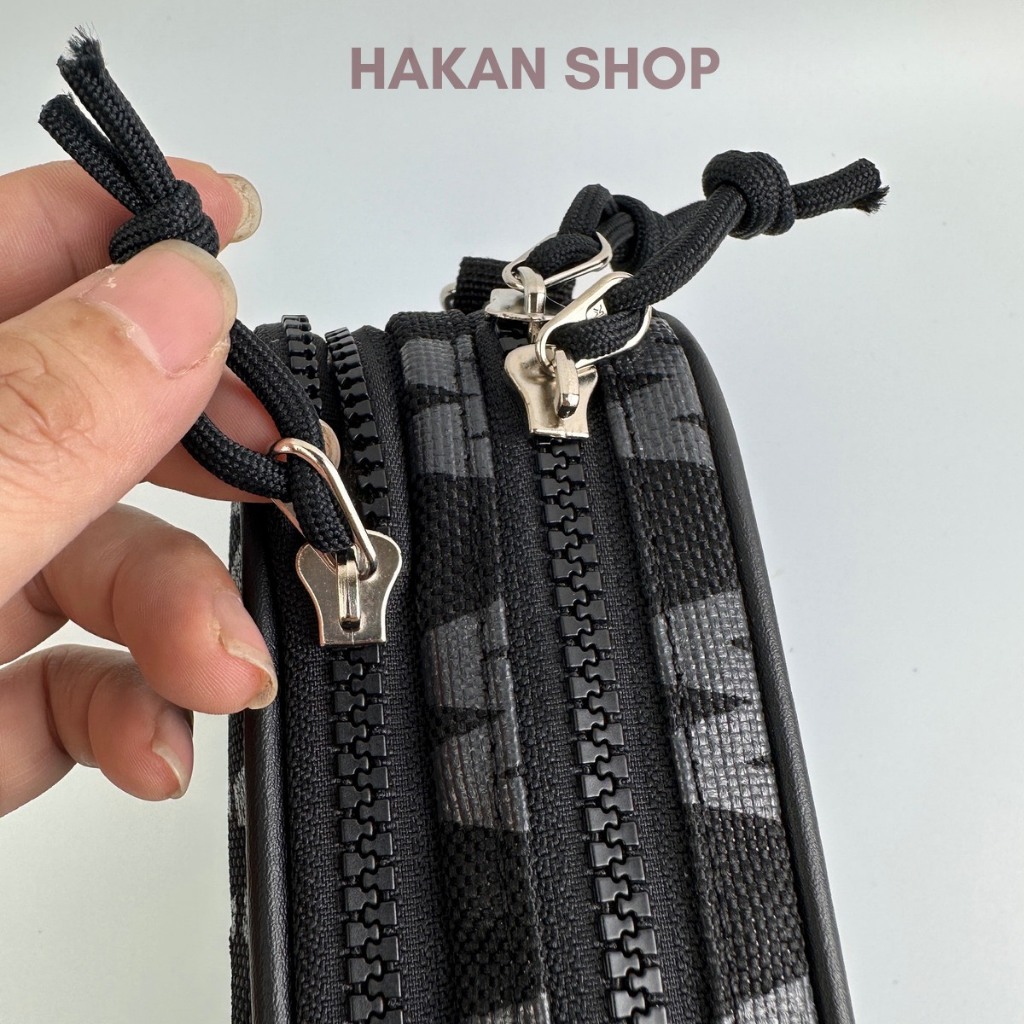 Túi Đeo Chéo Nam Nữ Thời Trang Cao Cấp Life Work Size 19Cm*15Cm*5,5Cm Chất Liệu Vải Cavas D840 Trược Nước Logo Thêu 3D