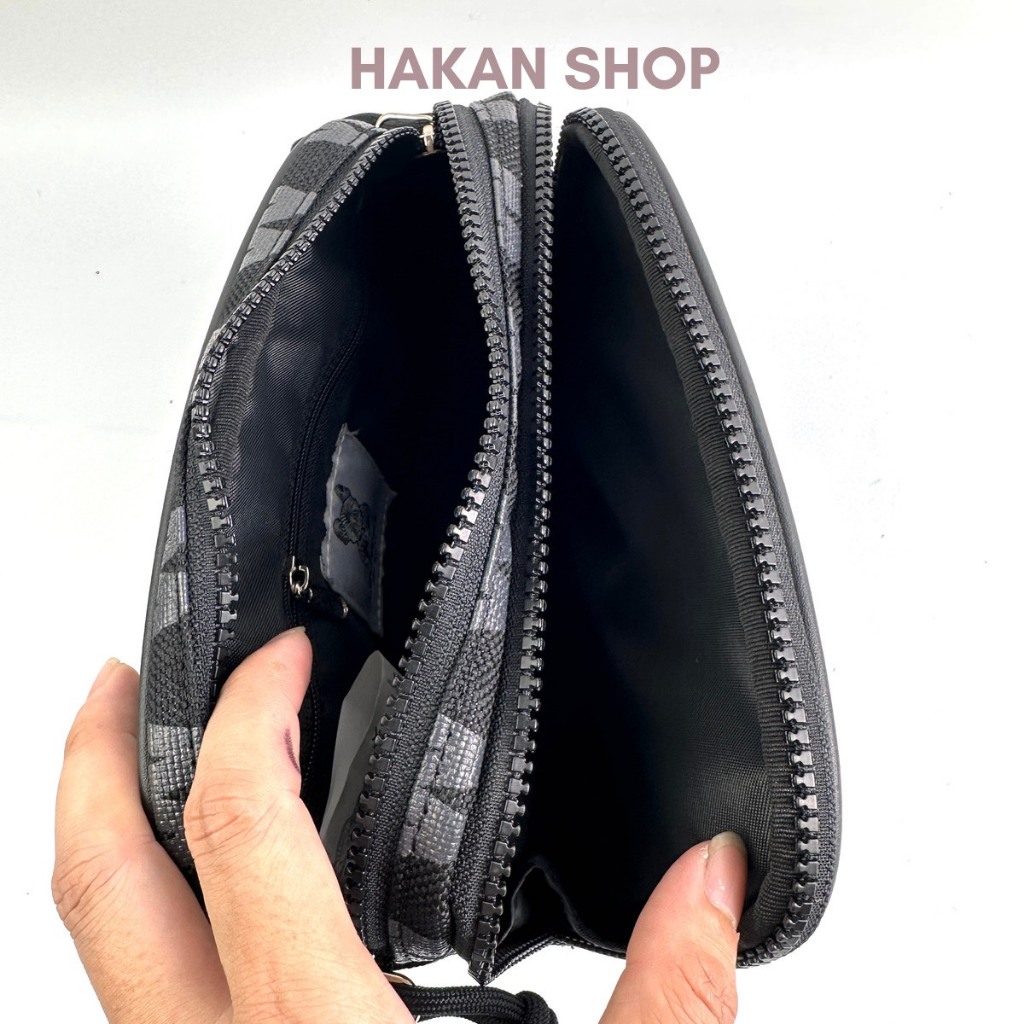 Túi Đeo Chéo Nam Nữ Thời Trang Cao Cấp Life Work Size 19Cm*15Cm*5,5Cm Chất Liệu Vải Cavas D840 Trược Nước Logo Thêu 3D