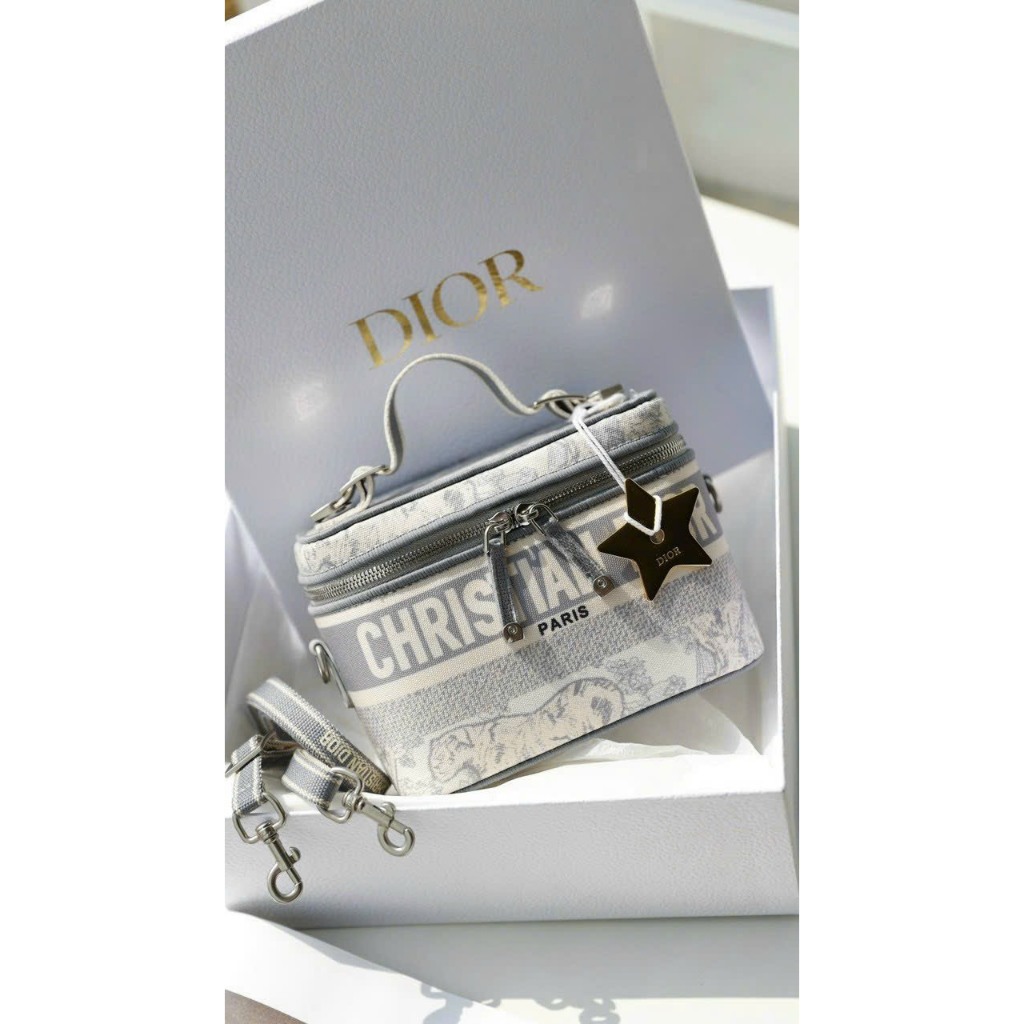 Túi Dior Vanity SUPPER họa tiết hổ xanh sang xịn , chuẩn hãng - Shop Lynh