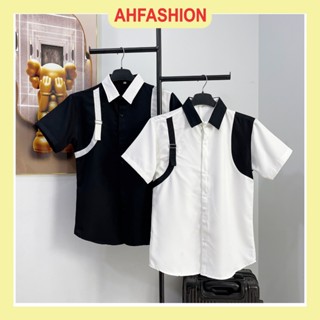  Áo sơ mi nam boy phố tay ngắn,tay dài vải lụa mango dày dặn thiết kế đai vai co giãn nhẹ cao cấp 