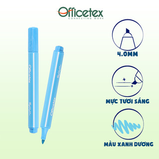 Bút dạ quang mực xanh dương ot-hl001bl
