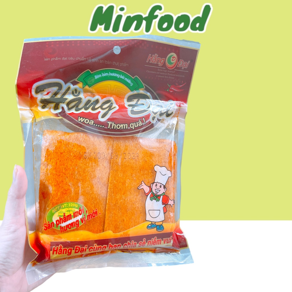 Bò Miếng Hằng Đại Cay Cay, Snack Bò 40 Miếng Hằng Đại Thơm Ngon Siêu To 320g Đồ Ăn Vặt Tuổi Thơ