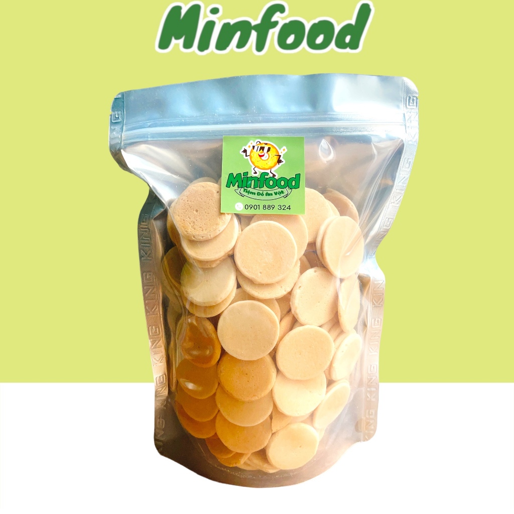 Bánh Đồng Tiền Sữa Thơm Ngon Minfood 100G / 250G / 500G