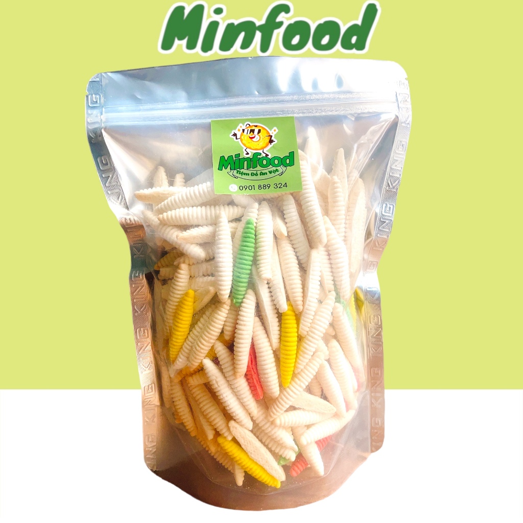 Bánh Đuông Sữa Dừa Bánh Con Sâu Minfood 250G/500G