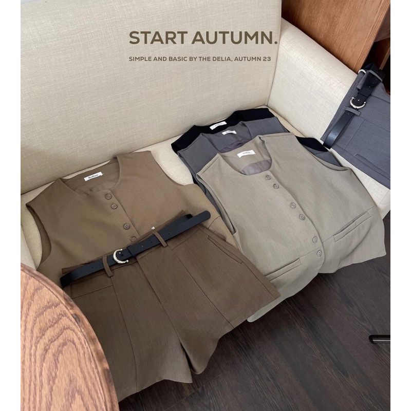 2338 ÁO GILE VEST CỔ TRÒN