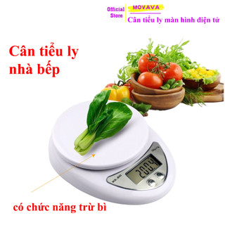 Cân tiểu ly 5kg màn hình điện tử cân được gia vị nhà bếp chính xác - Movava