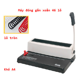 Máy đóng gáy xoắn cuộn ốc Binder C338