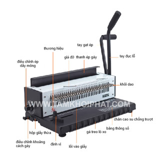 Máy đóng gáy lò xo sắt td1231