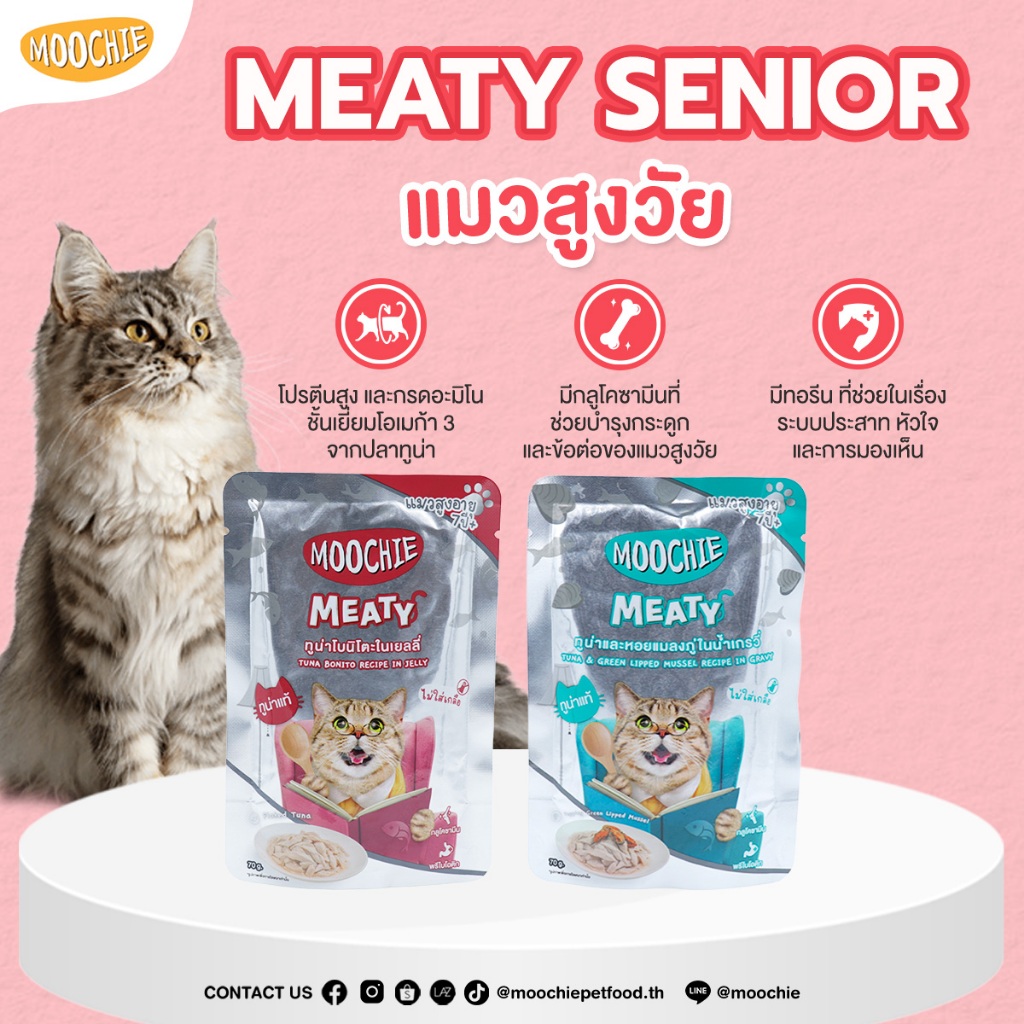 Pate Moochie Cho Mèo 85g - Nhập Khẩu Thái Lan, Thơm Ngon, Dinh Dưỡng