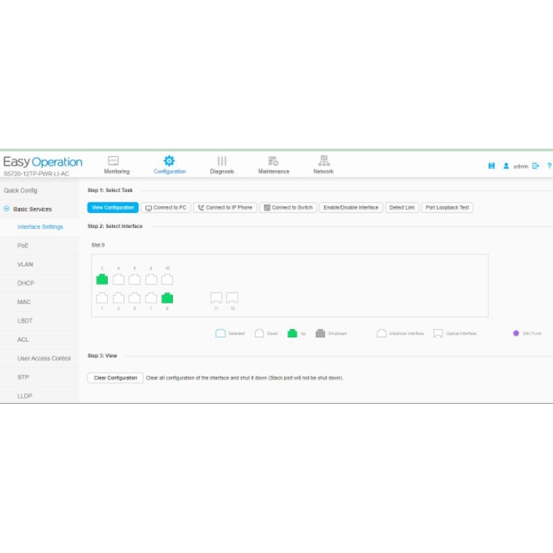 Switch POE Chuẩn AT Huawei S5720-12TP-PWR-LI-AC