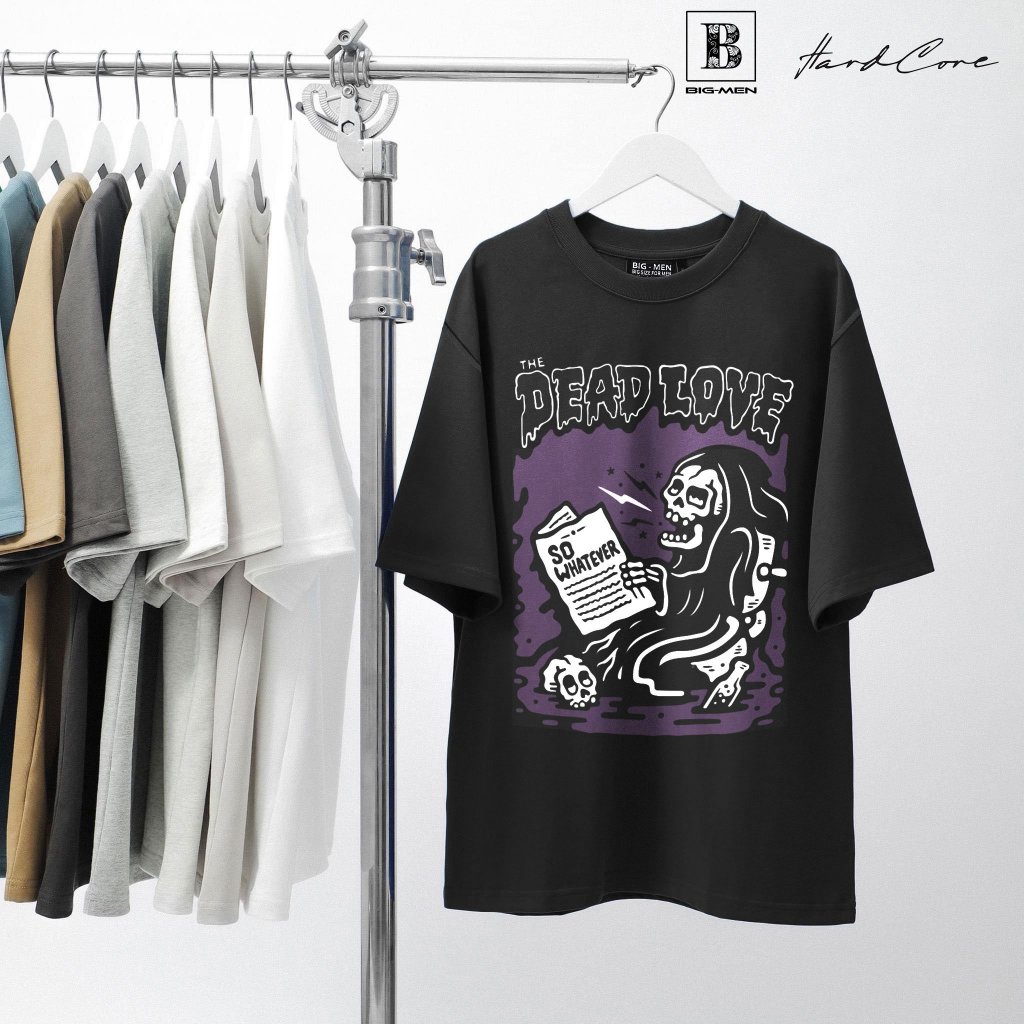 Áo thun cotton bigsize nam in hình ngộ nghĩnh bigsize cỡ đại < 140kg - xương DL