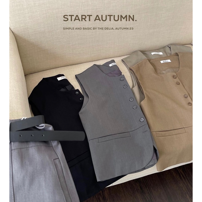 2338 ÁO GILE VEST CỔ TRÒN