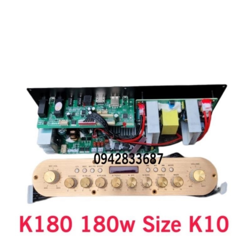 K10 new công xuất 180W