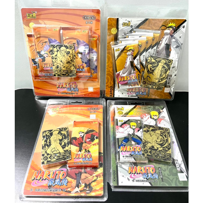 Combo 5 packs Thẻ nhân phẩm Naruto Kayou Bilster