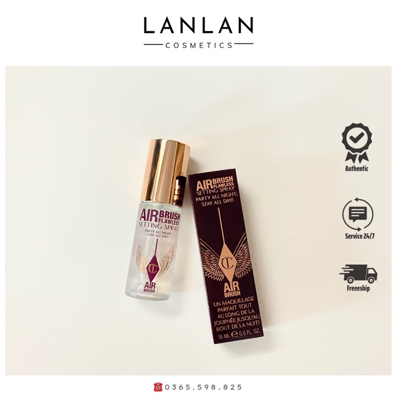 Xịt giữ makeup Charlotte Tilbury Air Brush Flawless Setting Spray