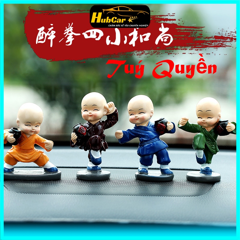 Chú Tiểu Trang Trí Ô Tô Chú Tiểu Mini Tứ Không Chú Tiểu Để Bàn Trang Trí Trên Ô Tô, Bàn Làm Việc, Văn Phòng