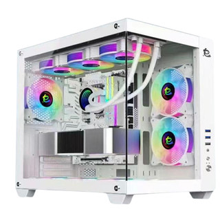 Vỏ case máy tính Afang  ( bể cá ATX ) ( No fan / Black / White / ATX , MATX / ITX )
