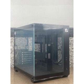 Vỏ case máy tính Afang  ( bể cá ATX ) ( No fan / Black / White / ATX , MATX / ITX )