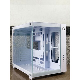 Vỏ case máy tính Afang  ( bể cá ATX ) ( No fan / Black / White / ATX , MATX / ITX )