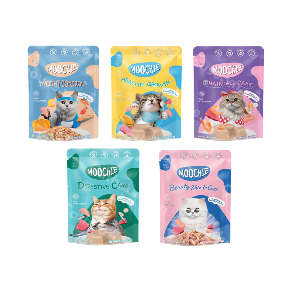 Pate Moochie Cho Mèo 85g - Nhập Khẩu Thái Lan, Thơm Ngon, Dinh Dưỡng