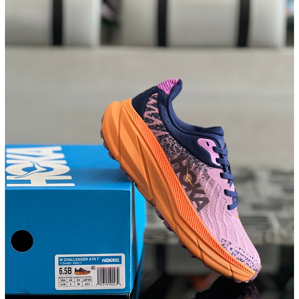Giày H0ka Trail Định Hình Challenger ATR 7 Unisex Full Box Tặng Kèm Vớ