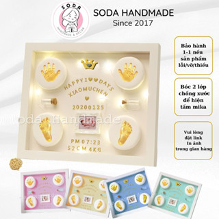 [Hàng sẵn] 🌈🍼 Khung in dấu chân tay cho bé yêu 🍼🌈