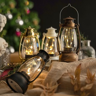 Đèn dầu mô phỏng decor trang trí phòng