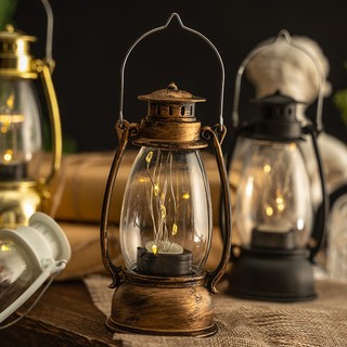 Đèn dầu mô phỏng decor trang trí phòng