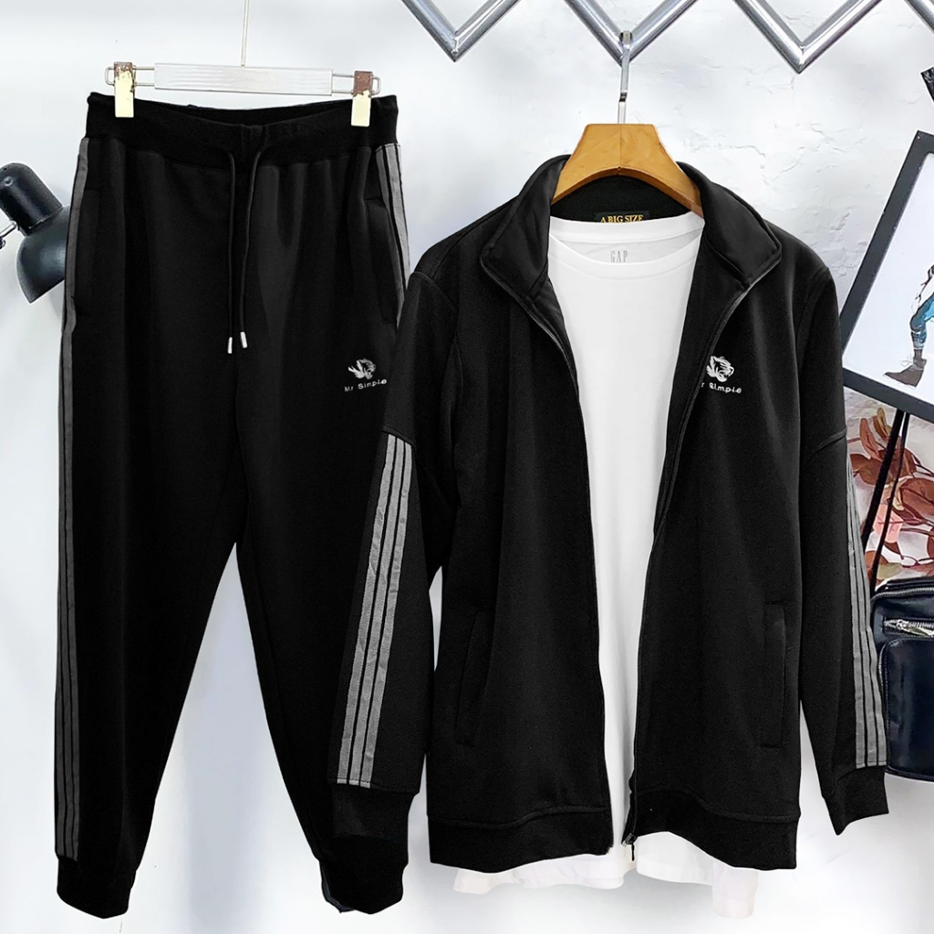 Bộ Thể Thao 01 Bigsize Nam 70- 120kg Cao Cấp ABIGSIZE