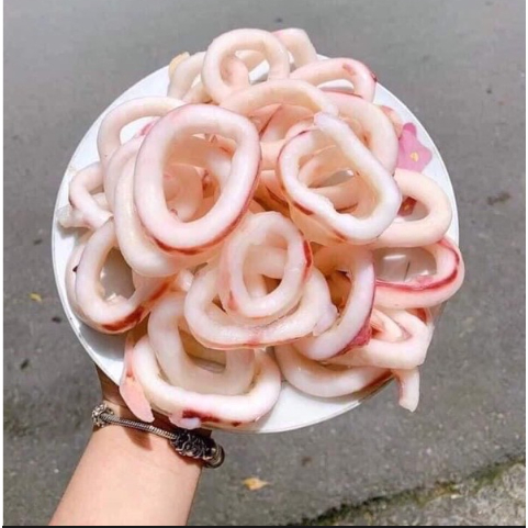 Mực Vòng EFOOD Tươi Ngon Dòn 1kg rã đông 500-600G