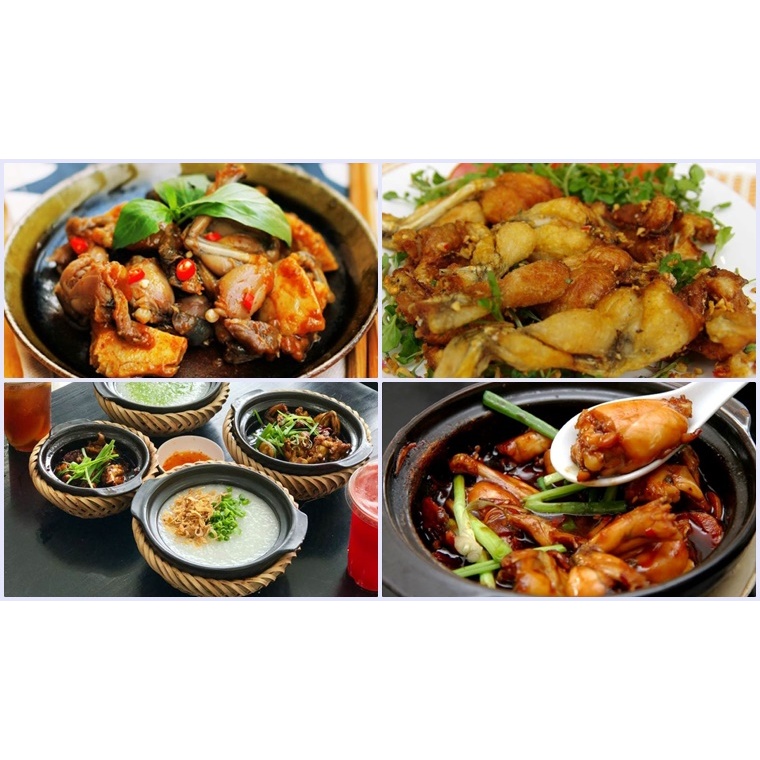 Đùi Ếch 500g Chiên Nướng Xào Nấu