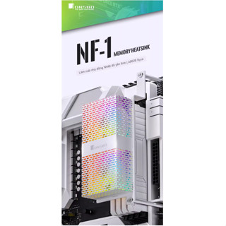 Tản Nhiệt Ram , Quạt Tản Nhiệt Ram, Led 5v ARGB Jonsbo NF-1 Đồng Bộ Mainboard - Hub Coolmoon