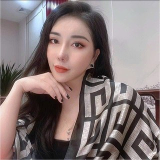 Khăn lụa quàng cổ,khăn lụa đi du lịch,đi biển-kích thước 190x80cm