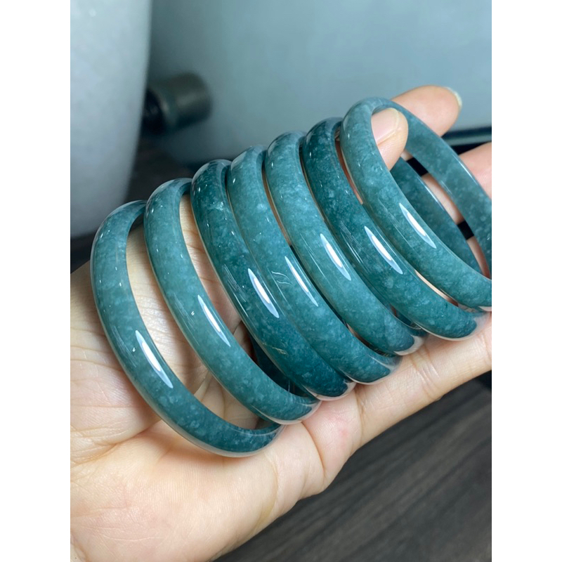 Vòng bảng lam ngọc hoa bay size 50