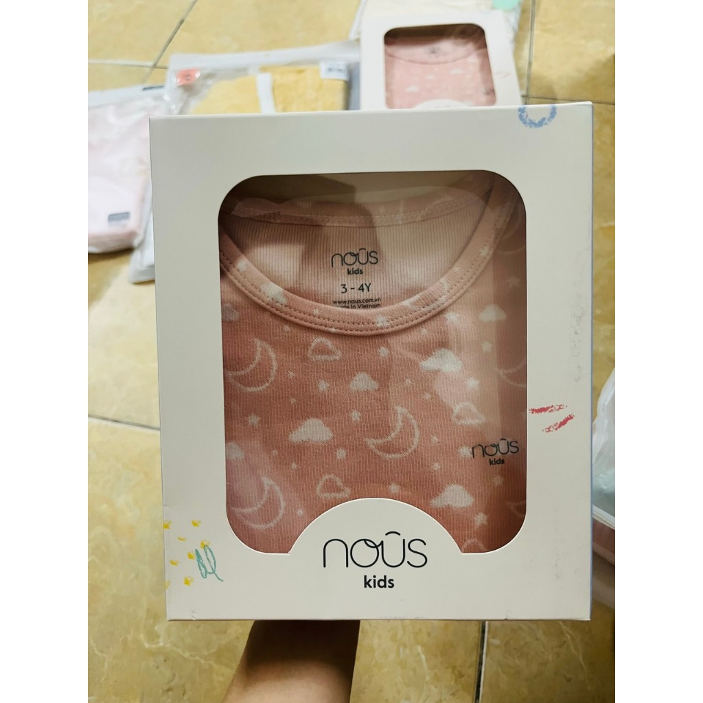 Bộ Dài Tay Thu Đông Nous kids Cho Bé 2y-5y