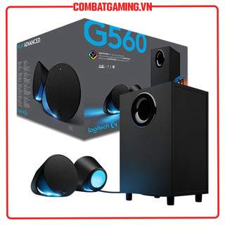 Loa Máy Tính Logitech G560 LIGHTSYNC RGB (Bluetooth 4.1/Subwofer Buff) Hàng Chính Hãng